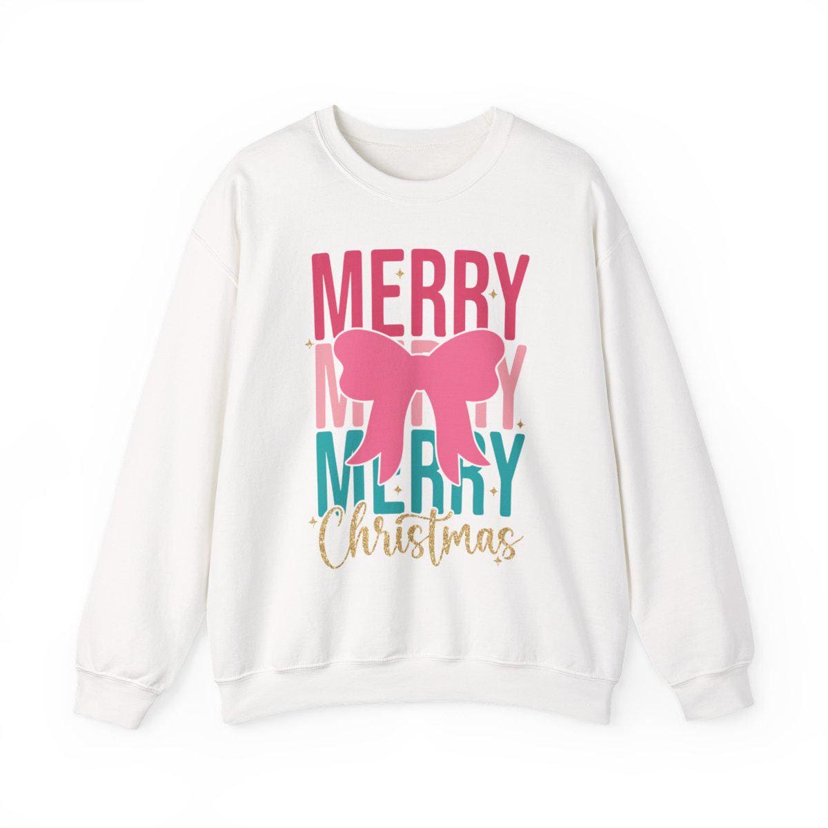 Merry Christmas Shirt Coquette Christmas Shirt, Pastel Christmas Pink Christmas Christmas Tree Christmas Sweatshirt Cute Christmas Shirt