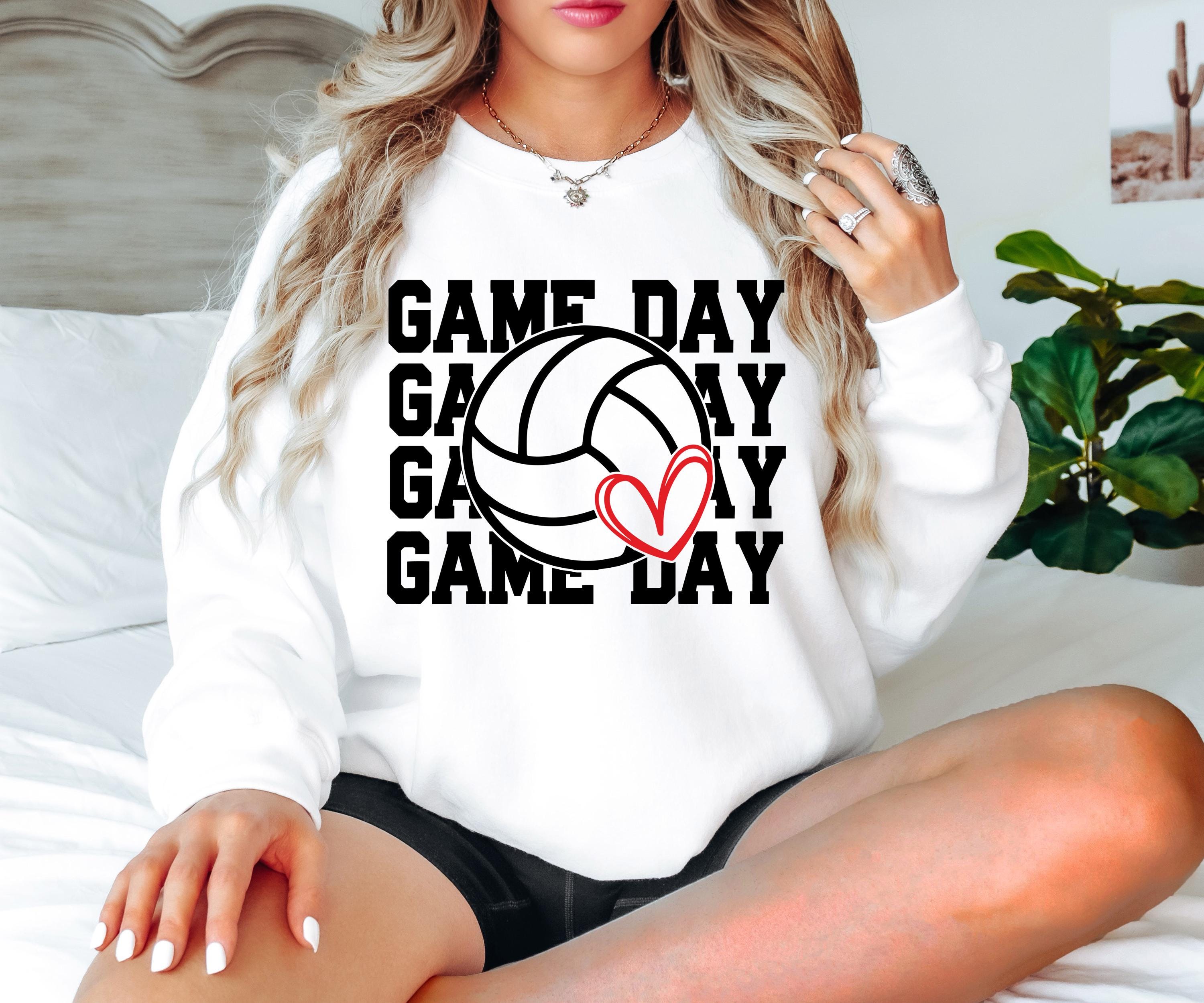 Volleyball Mom T-Shirt: Game Day Comfort, Unisex Jersey Tee and Sweatshirt