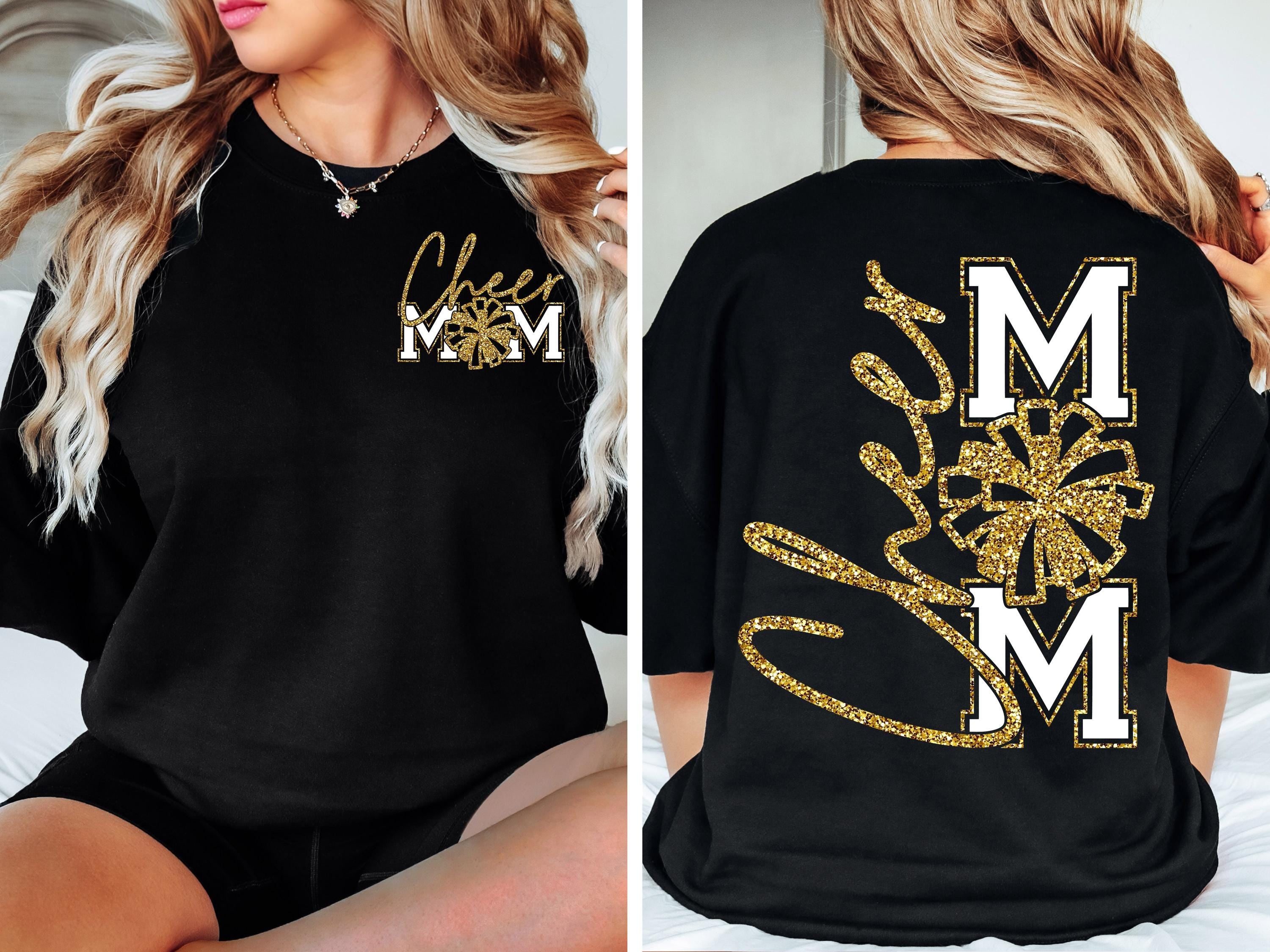 Cheer Mom Long Sleeve Tee, Gold Glitter Football Mom Shirt, Football Mom Shirt , Football, Football Mama , Football Shirt