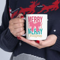 Merry Christmas Mug Coquette Christmas Mug, Pastel Christmas Pink Christmas Christmas Tree Christmas Mug Cute Christmas Cup