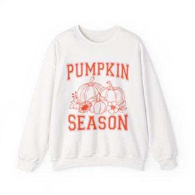 Pumpkin Weather Fall Sweatshirt, Cozy Autumn Pullover, Fall Leaves Jumper, Halloween Crewneck, Thanksgiving Sweater