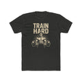 Train Hard Unisex Next Level 3600 Cotton Crew Tee, Inspirational Workout Shirt, Gym Apparel, Motivational T-Shirt