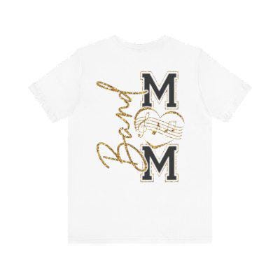Band Mom T-Shirt, Faux Gold Glitter Football Mom Shirt, Marching Band Mom Shirt, Halftime show Shirt, Football Mama Shirt, Game Day