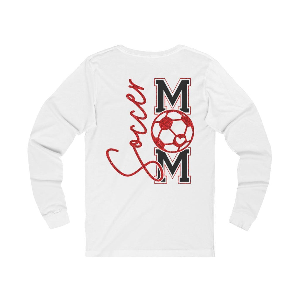 Soccer Mom Shirt, Faux Red Glitter Soccer Mom Shirt, Goal Mom Shirt, Soccer Mom Shirt, Soccer Mama Shirt, Game Day