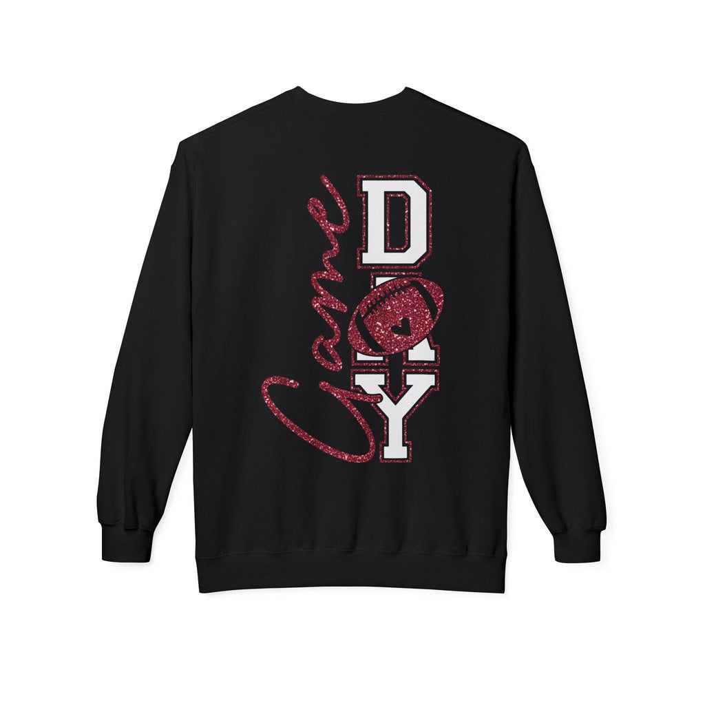 Football Game Day Sweatshirt, Faux Red Glitter Football Mom Shirt, Touchdown Mom Shirt, Football Shirt, Football Mama Shirt, Game Day