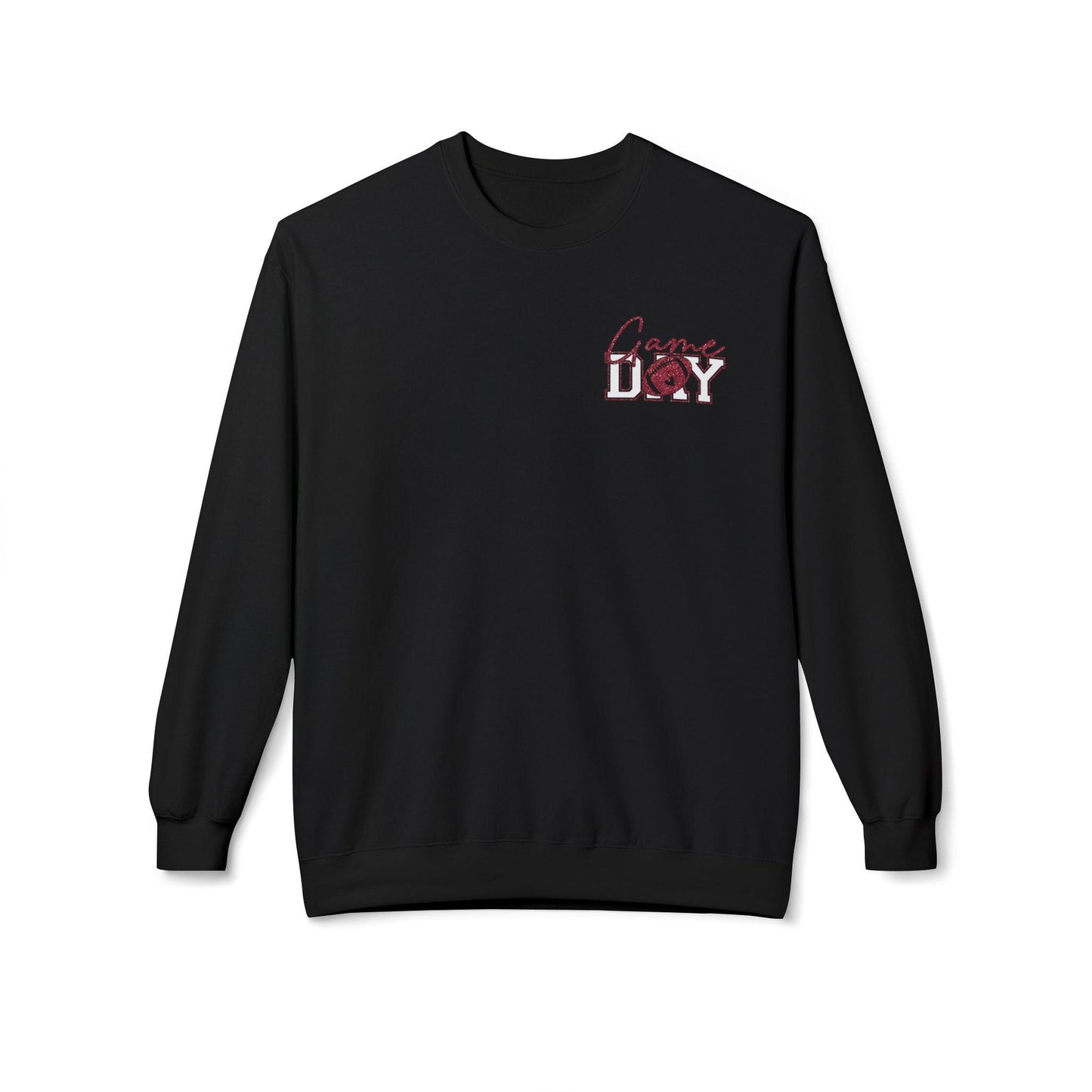 Football Game Day Sweatshirt, Faux Red Glitter Football Mom Shirt, Touchdown Mom Shirt, Football Shirt, Football Mama Shirt, Game Day