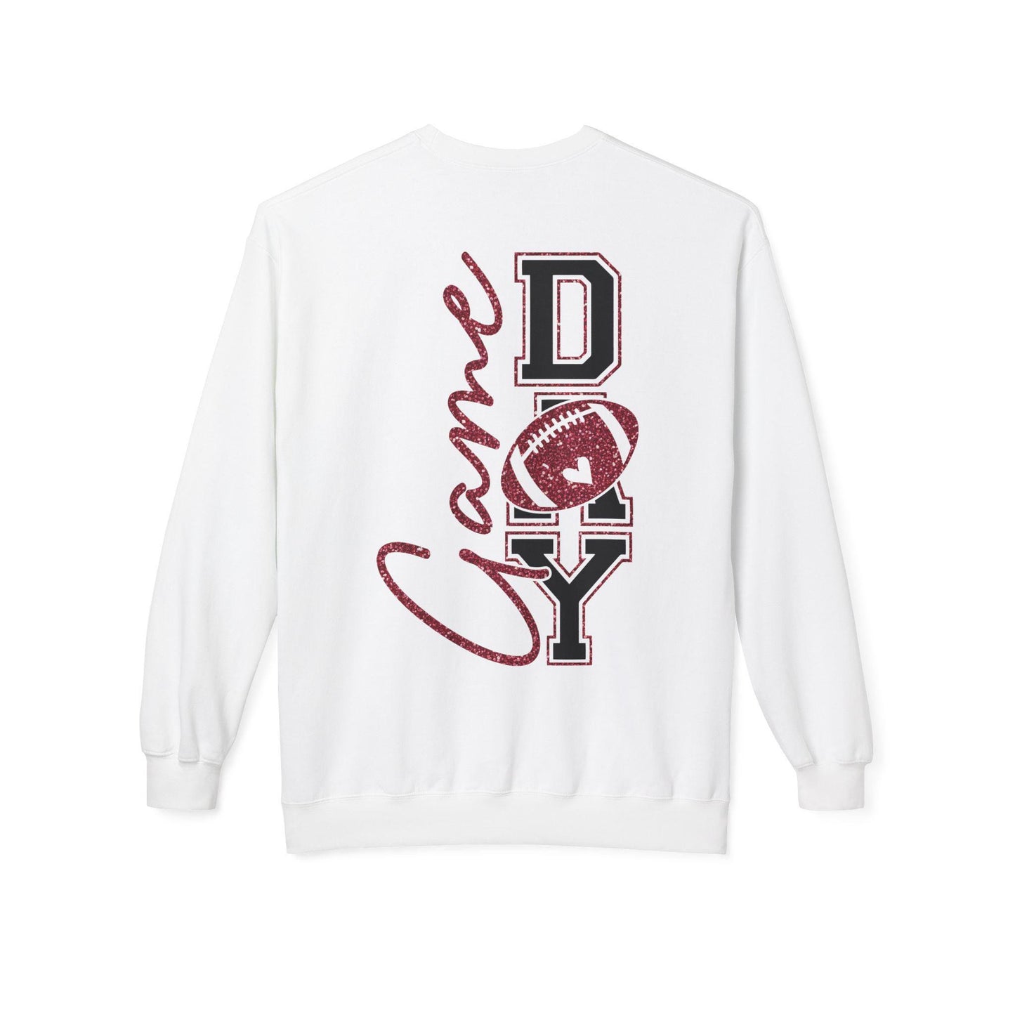 Football Game Day Sweatshirt, Faux Red Glitter Football Mom Shirt, Touchdown Mom Shirt, Football Shirt, Football Mama Shirt, Game Day