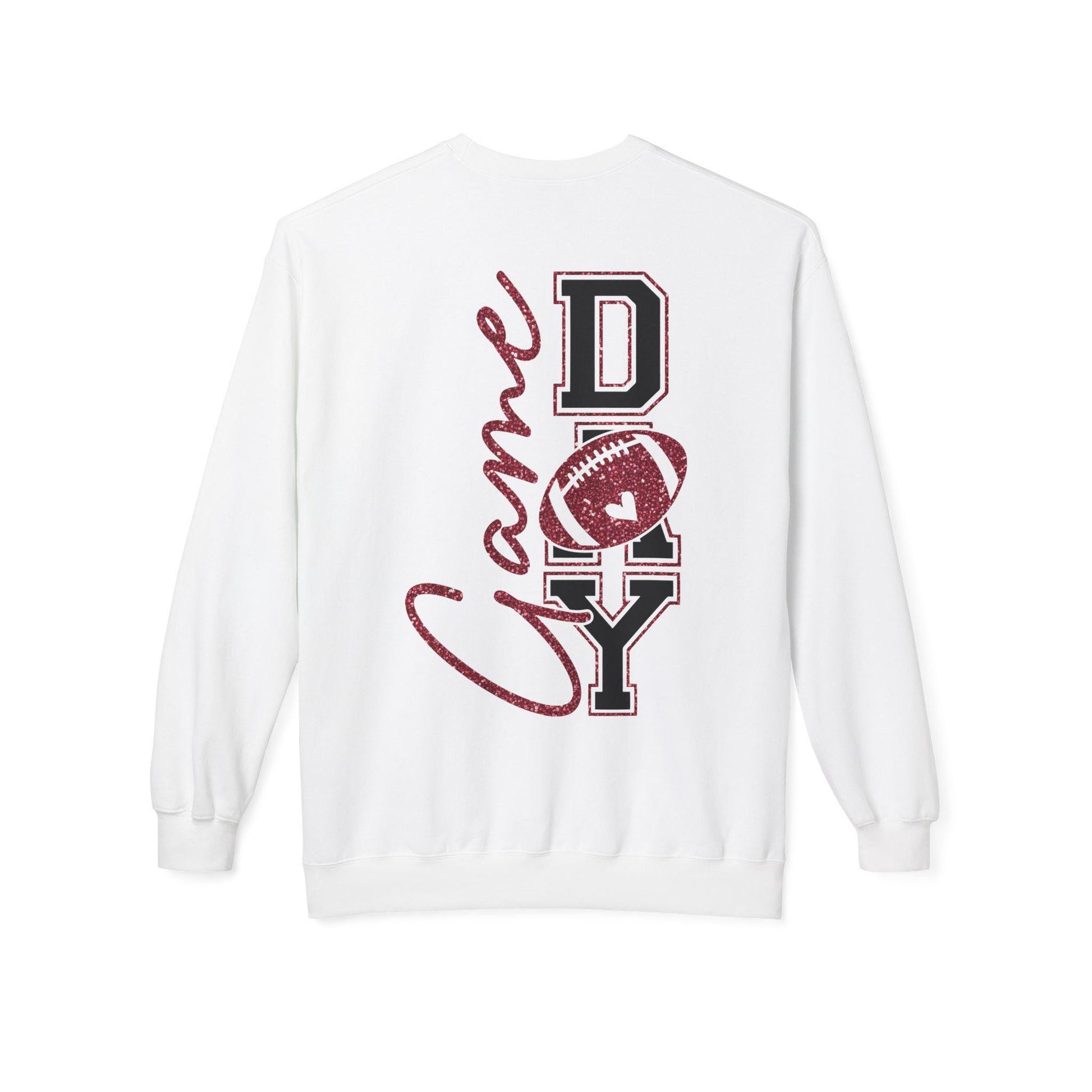 Football Game Day Sweatshirt, Faux Red Glitter Football Mom Shirt, Touchdown Mom Shirt, Football Shirt, Football Mama Shirt, Game Day