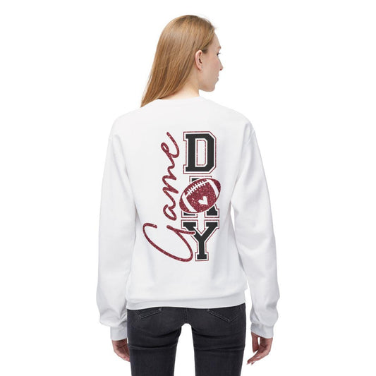 Game Day Football Long Sleeve Tee, Maroon Glitter Football Mom Shirt, Football Mom Shirt , Football, Football Mama , Football Shirt