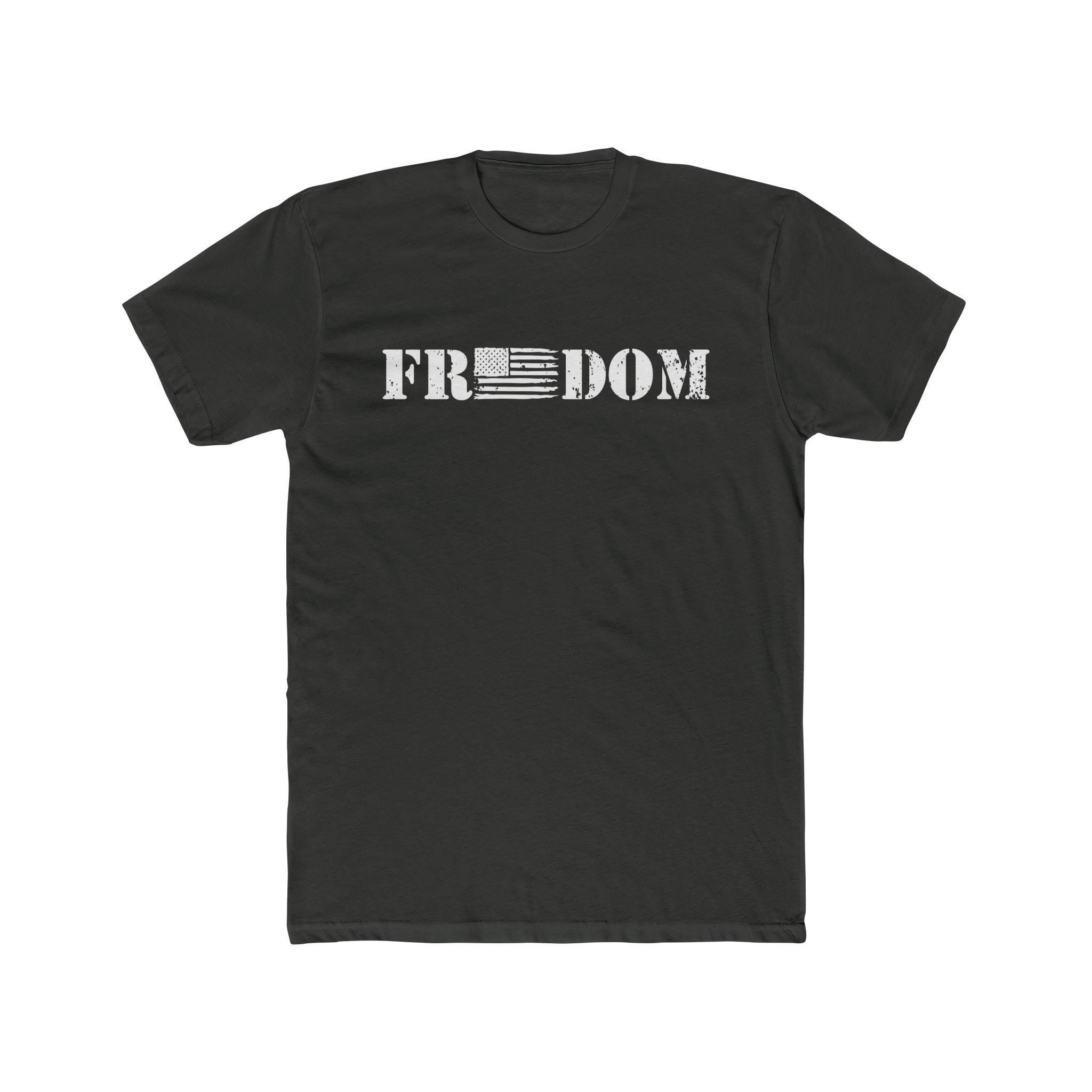 Freedom American Distressed Flag Shirt Patriotic Second Amendment Workout American Flag Patriotic Print Design America 2nd Amendment