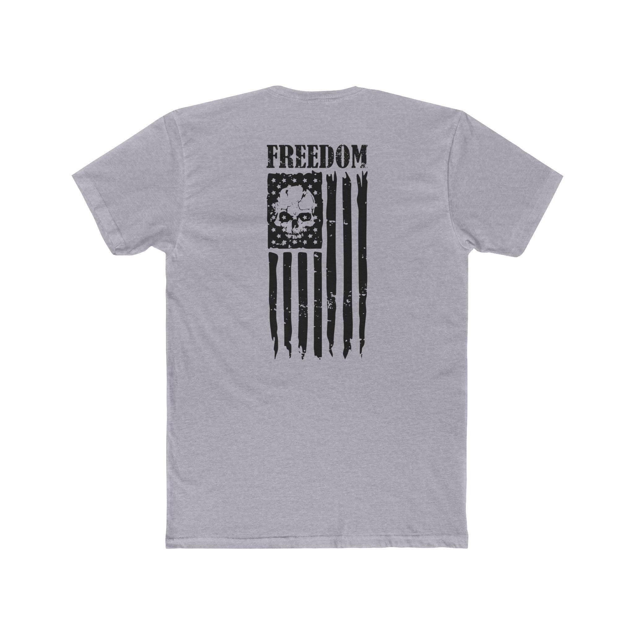 Freedom American Distressed Flag Shirt Patriotic Second Amendment Workout American Flag Patriotic Print Design America 2nd Amendment