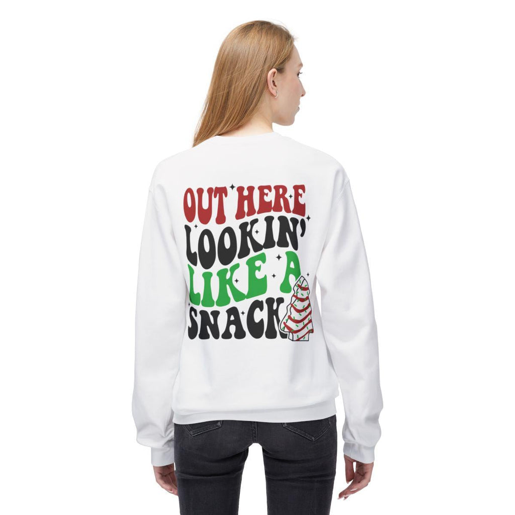 Out Here Lookin Like a Snack Christmas Tree Cakes Shirt, Christmas Shirt, Christmas Sweater Sweatshirt Humorous Shirt, Novelty Apparel