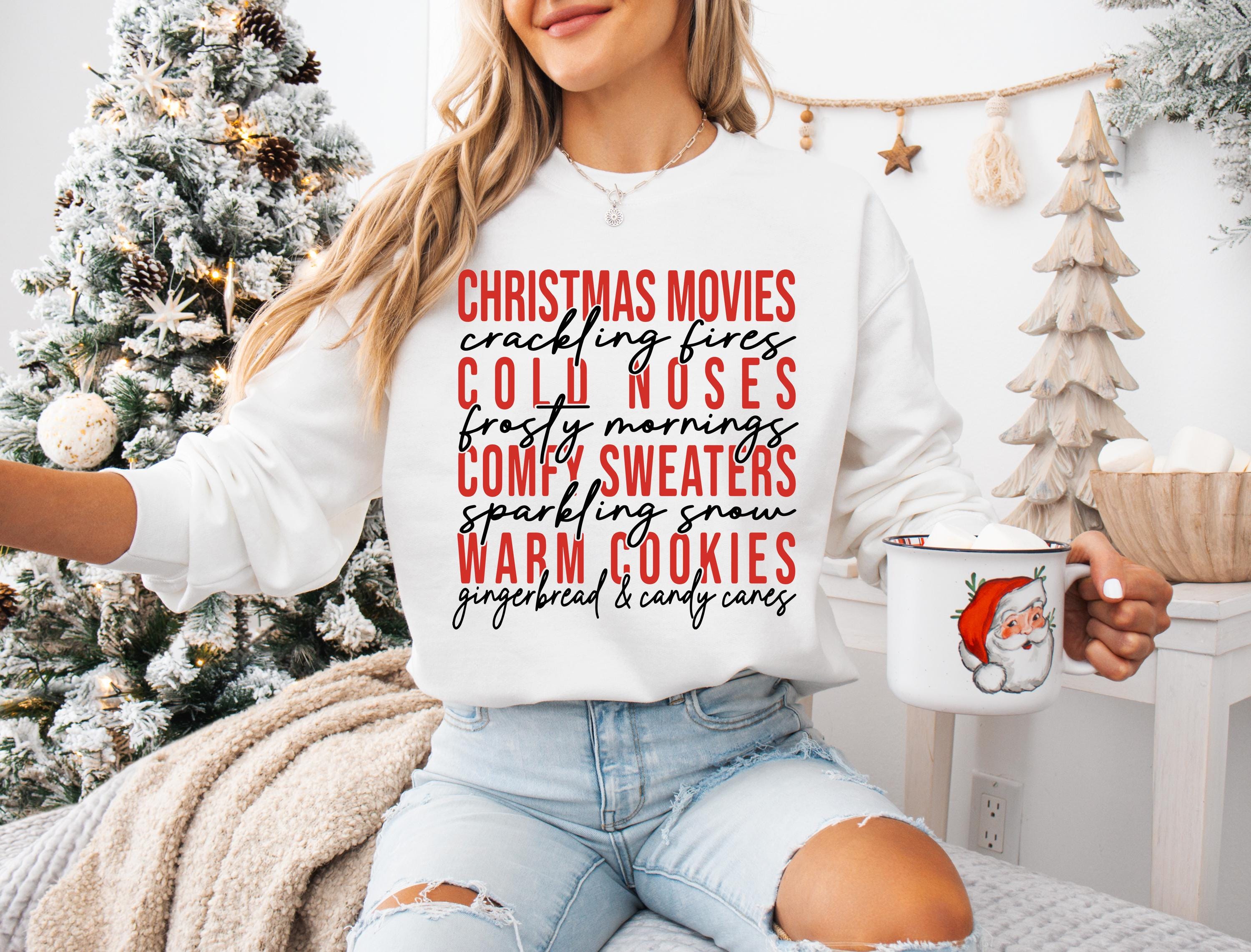 Christmas Movies Quote Unisex Tee, Long-sleeved, Sweatshirt, Holiday Shirt, Xmas Movie Lover Gift