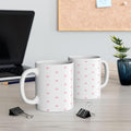 Cute Pink Heart Ceramic Mug, Perfect for Valentine's Day Gift, Coffee Lovers, Cute Home Decor, Tea Mug, Sweetheart Gift