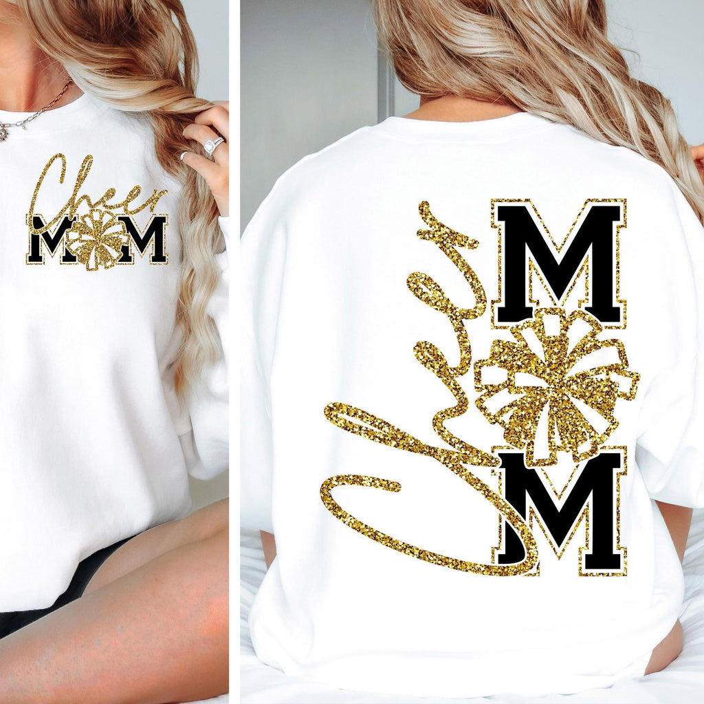 Cheer Mom Long Sleeve Tee, Gold Glitter Football Mom Shirt, Football Mom Shirt , Football, Football Mama , Football Shirt