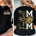 Football Mom Gold T-Shirt, Faux Gold Glitter Football Mom Shirt, Touchdown Mom Shirt, Football Shirt, Football Mama Shirt, Game Day